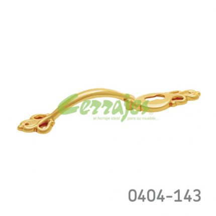 Jaladera Zamak cc 64 mm L=151 mm 2019 Z26 Oro brillante