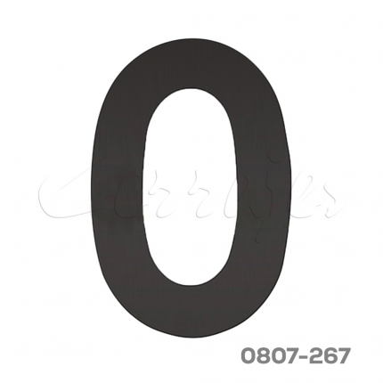 Numero 0 acero inoxidable de 200mm acabado negro mate