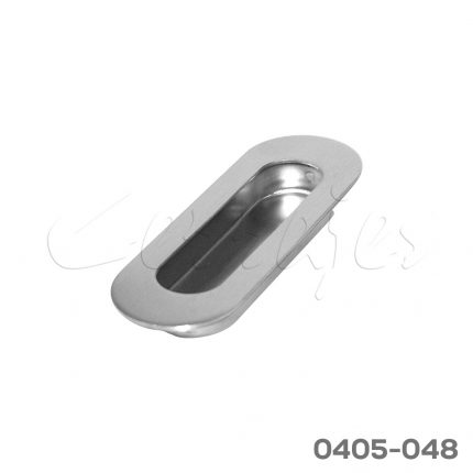 Jaladera de embutir ovalada Acero Inoxidable L=120 mm 4545 I14 cepillado Tornillo Gripper