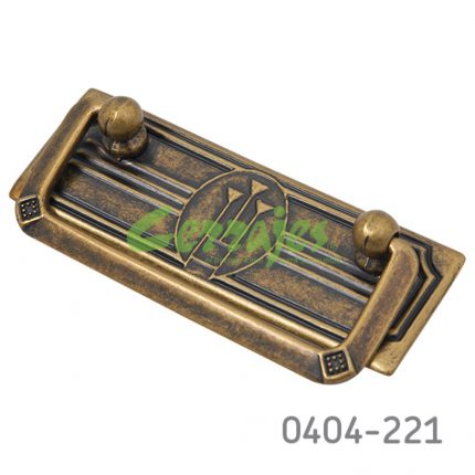 Jaladera de aro Zamak cc 64 mm L=97 mm 2088 Z11 Cuero