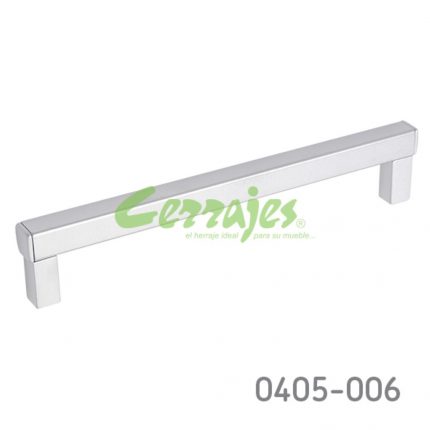 Jaladera Zamak cc 160 mm L=174 mm 6050 Z09 Cromo mate Tornillo M4x25mm