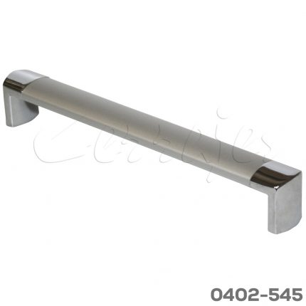 Jaladera Zamak/Aluminio cc 192 mm L=204 mm 4327 A56 Combinación de colores Tornillo M4x25mm