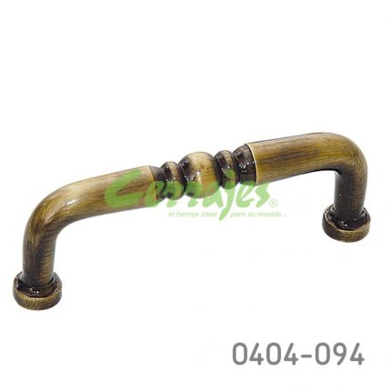 Jaladera Latón cc 64 mm L=74 mm 2028 L11 Cuero