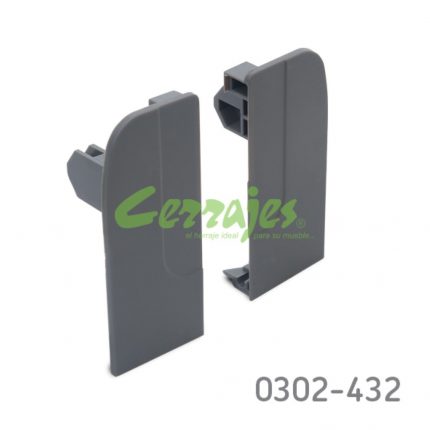 Soporte frontal Stetik para cajón interno Silver/Inoxidable