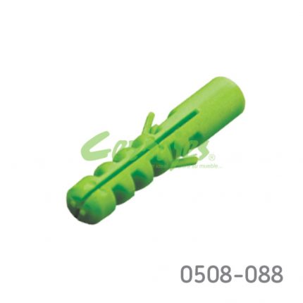 "Taquete plastico verde Cerrajes 5/16"" (8mm)"