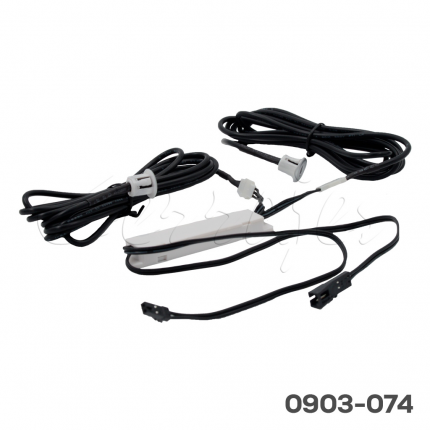 Sensor Infrarrojo proximidad doble puerta (2-60mm) montaje embutido, Max 30W, 12V