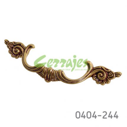 Jaladera Zamak cc 96 mm L=156 mm 2100 Z16 Latón antiguo