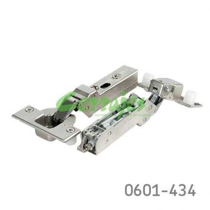 Bisagra sobrepuesta Grass "Tiomos" Ø=35mm cuello 9,5 48x6mm 120° Taq.Ø=10mm niquelada cierre suave