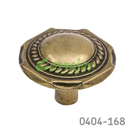 Botón Zamak Ø=32 mm 2006 Z11 Cuero Tornillo #8-32X1"