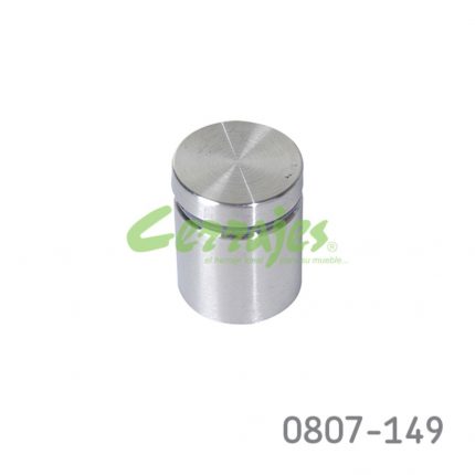 Espaciador inoxidable. de 25 mm de diam y 30 mm de largo