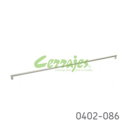 Jaladera Acero Inoxidable cc 736 mm L=748 mm 4074 I14 cepillado Tornillo #8 - 32X1"