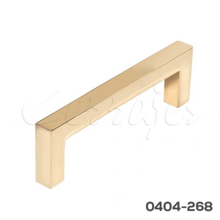 Jaladera Zamak cc 96 mm L=105 mm 2106 Z15 LATÓN PULIDOTornillo #8 - 32x1"