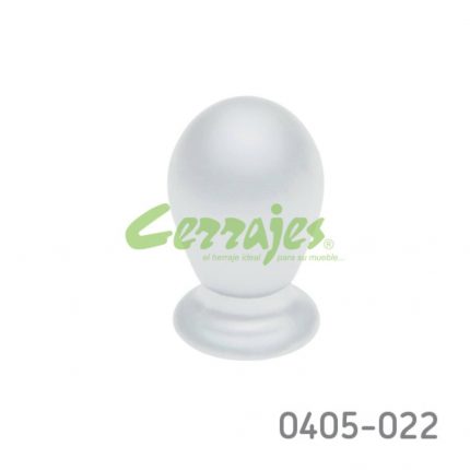 Botón Zamak L=20 mm 6012 Z09 Cromo mate