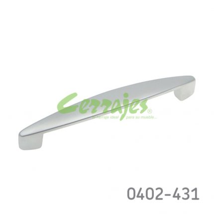 Jaladera Zamak cc 96 mm L=109 mm 4259 Z09 Cromo mate Tornillo M4x25mm