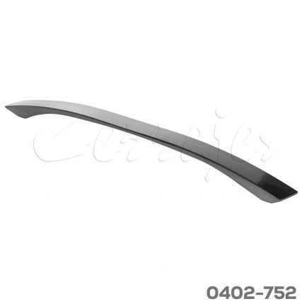 Jaladera Aluminio cc 320 mm L=362 mm 4555 A22 Niquel cepillado Tornillo M4x25mm