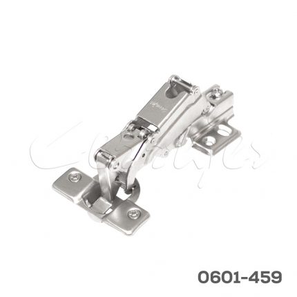 Bisagra para esquina Cerrajes "Reforzada" Ø=35mm 48x6mm 165° Taquete Ø=10mm niquelada autocierre