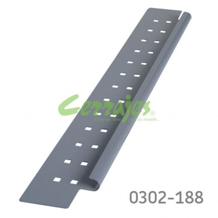 Panel lateral Cerrajes "Impaz" H=64mm L=500mm gris RAL7004