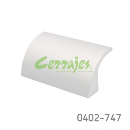 Jaladera Aluminio cc 32 mm L=64 mm 4498 A35 Anodizado natural mate Tornillo M4x25mm