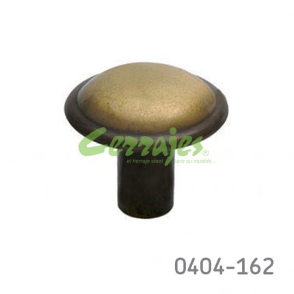 Botón Zamak Ø=25 mm 2052 Z11 Cuero Tornillo #8-32X1"