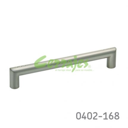 Jaladera Zamak cc 160 mm L=174 mm 4174 Z22 Niquel cepillado Tornillo #8 - 32X1"