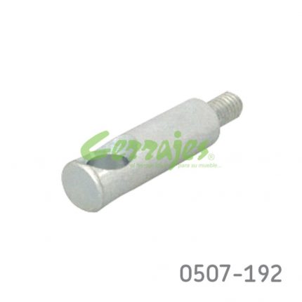 Perno para 25mm Italiana Ferramenta "Cross Dowel" Ø=10mmL=46mm (distancia para cámara 30mm) Zincado