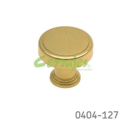 Botón Latón L=28 mm 2073 L15 Latón pulido Tornillo #8-32X1"