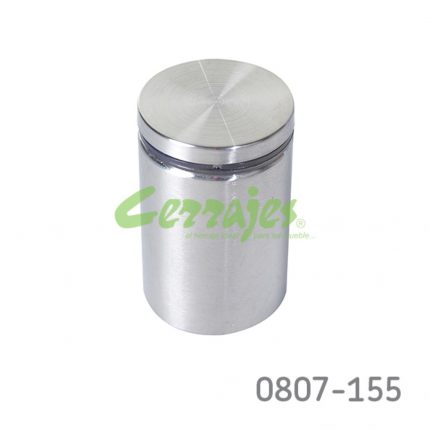 Espaciador inoxidable. de 40 mm de diam y 60 mm de largo