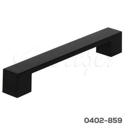 Jaladera Aluminio cc 160 mm L=196 mm 4729 A91 Negro mate Tornillo M4x25mm