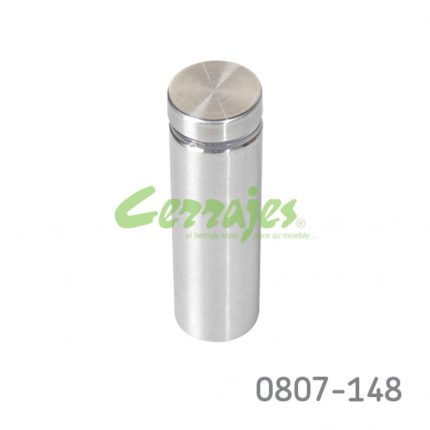 Espaciador inoxidable. de 19 mm de diam y 60 mm de largo