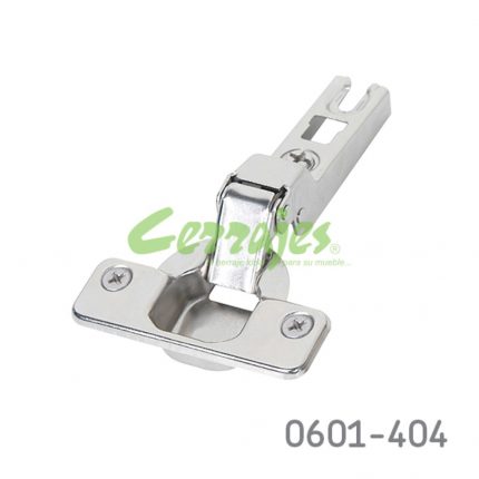 Bisagra semi-sobrepuesta Cerrajes "IKT" Ø=35mm cuello 08 48x6mm 110° Taquete Ø=10mm niquelada