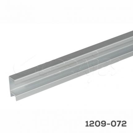 Perfil jaladera para panel 15-16 mm L=2.85m Aluminio anodizado natural mate