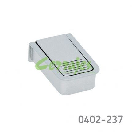 Jaladera de embutir Zamak L=45 mm 4299 Z09 Cromo mate Tornillo #8 - 32X1"