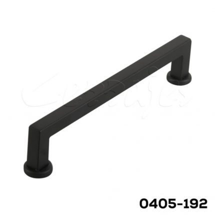 Jaladera Zamak cc 128 mm L=143 mm 4686 Z91 Negro mate Tornillo M4x25mm