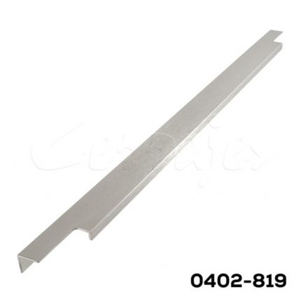 Jaladera Aluminio L=597 mm 4683 A22 Niquel cepillado Tornillo M4x16mm