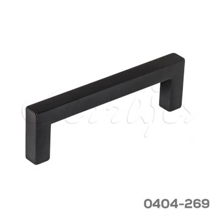 Jaladera Zamak cc 96 mm L=105 mm 2106 Z91 Negro mate Tornillo #8 - 32x1"