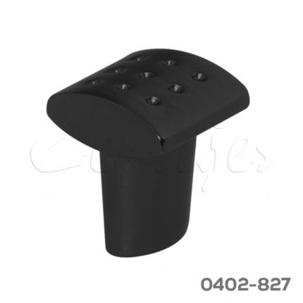 Botón Aluminio L= mm 4705 A91 Negro mate Tornillo M4x25mm