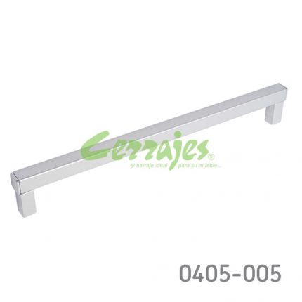 Jaladera Zamak cc 224 mm L=238 mm 6049 Z09 Cromo mate Tornillo M4x25mm