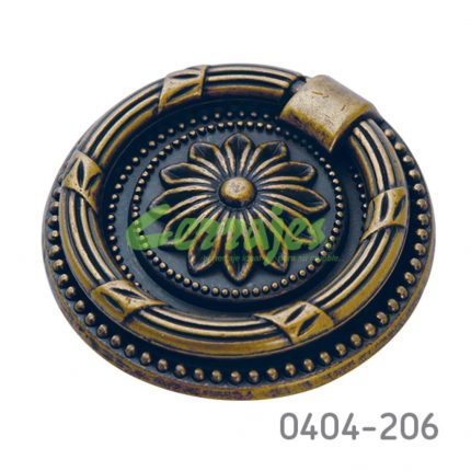 Jaladera de aro Zamak Ø=55 mm 2079 Z11 Cuero