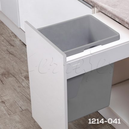 Bote sencillo p/basura Cerrajes "Cargo-Frame" W=400mm Gris 35L sin corredera