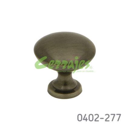 Botón Aluminio Ø=31 mm 4005 A34 Verde antiguo Tornillo M4x25mm