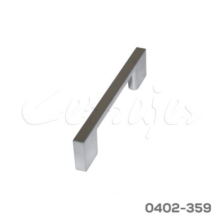 Jaladera Aluminio cc 96 mm L=129 mm 4355 A09 Cromo mate Tornillo M4x25mm