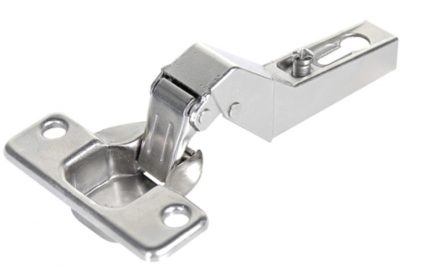 Bisagra sobrepuesta FGV "NS10" Ø=35mm cuello 00 48x6mm Taquete Ø=10mm niquelada autocierre