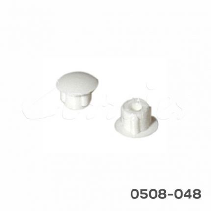 Tapón nylon blanco 5 mm para sistema 32