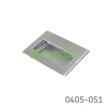 JALADERA RECTANGULAR DE EMBUTIR 125 X 83 X 20 MM J 5223