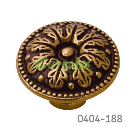 Botón Zamak L=36 mm 2075 Z16 Latón antiguo