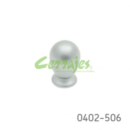 Botón Plástico L=15 mm 4156 P09 Cromo mate