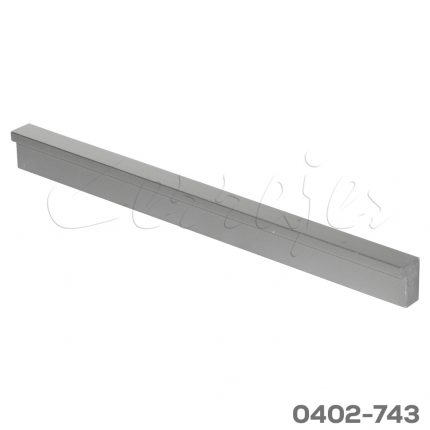 Jaladera Aluminio cc 160 mm L=192 mm 4494 A35 Anodizado natural mate Tornillo M4x25mm