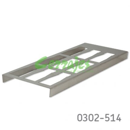 Base para 9 especieros Inox  200x500 mm (s/especieros)