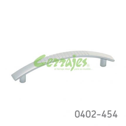 Jaladera Aluminio cc 96 mm L=125 mm 4275 A09 Cromo mate Tornillo M4x25mm