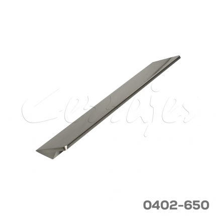 Jaladera Aluminio cc 160 mm L=180 mm 4443 A22 Niquel cepillado Tornillo M4x25mm